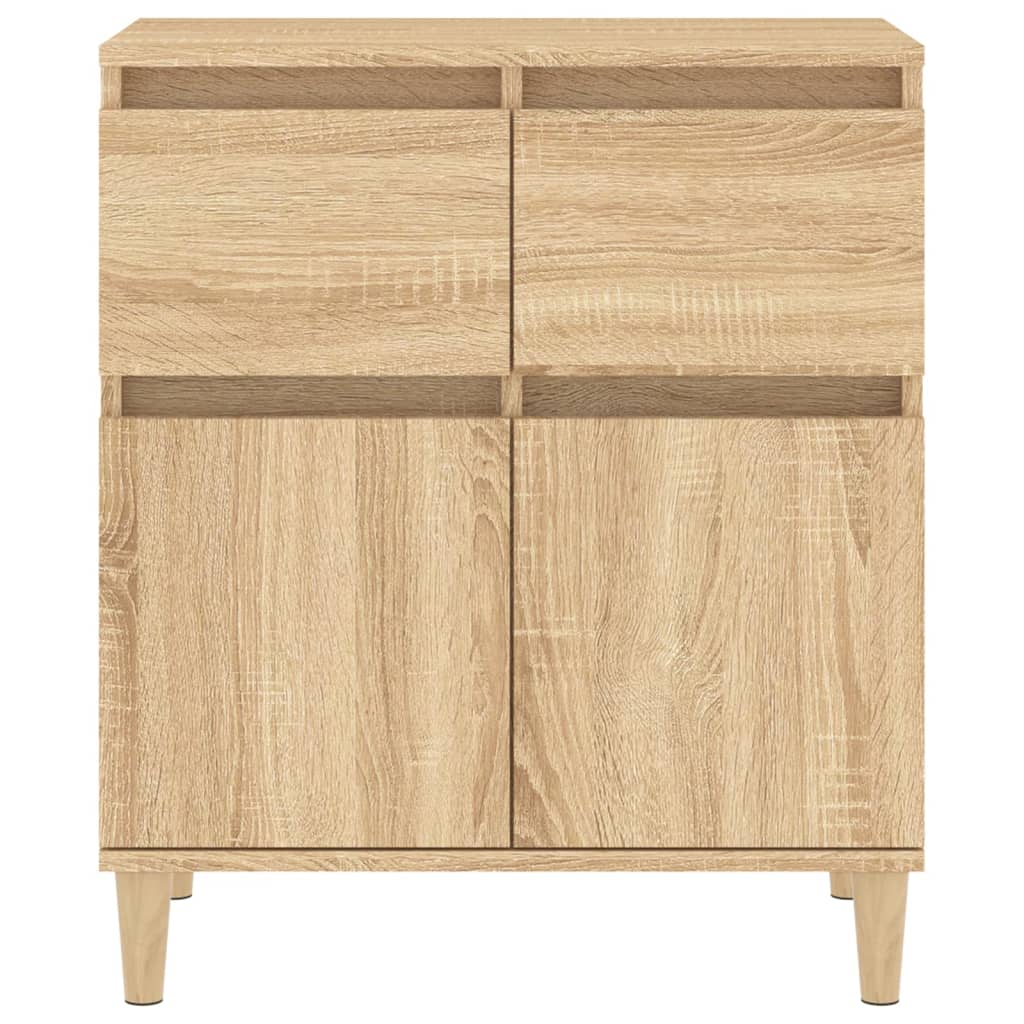 Credenza rovere Sonoma 60x35x70 cm MDF