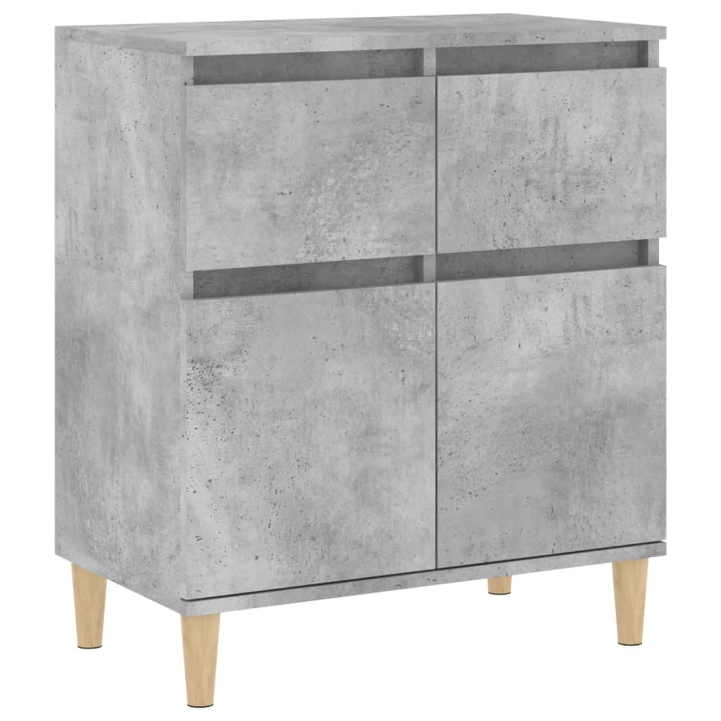 Credenza Grigio cemento 60x35x70 cm MDF