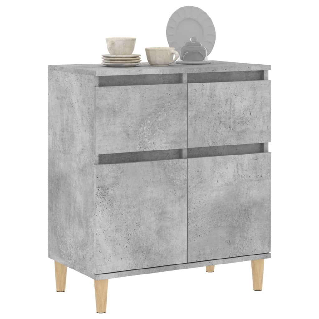 Concrete gray buffet 60x35x70 cm Engineering wood