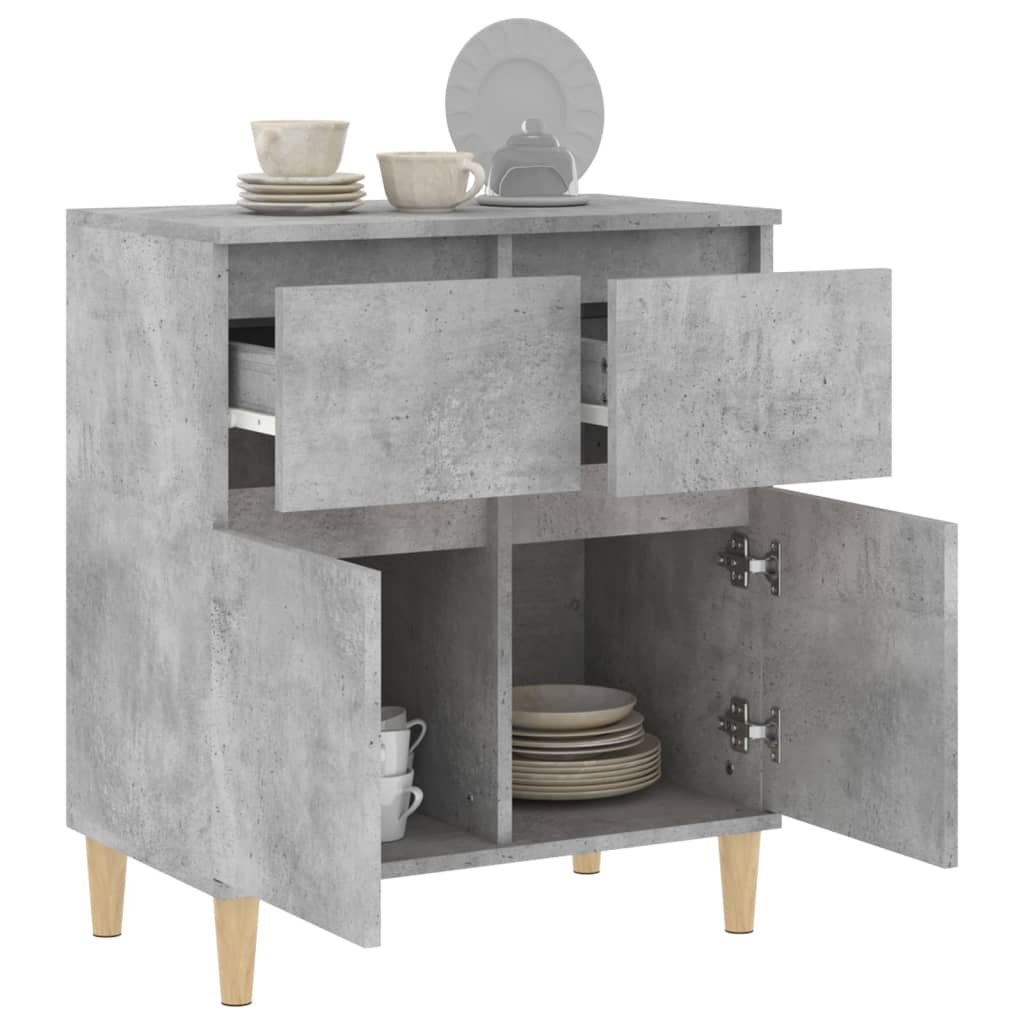 Concrete gray buffet 60x35x70 cm Engineering wood