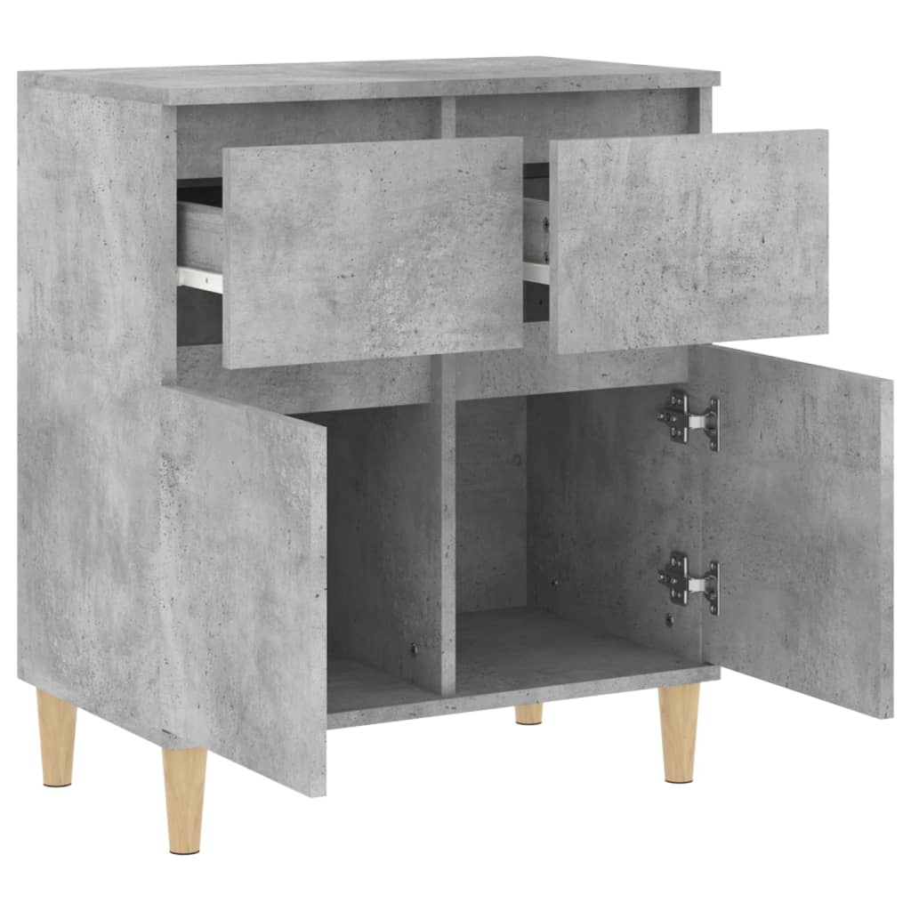 Credenza Grigio cemento 60x35x70 cm MDF