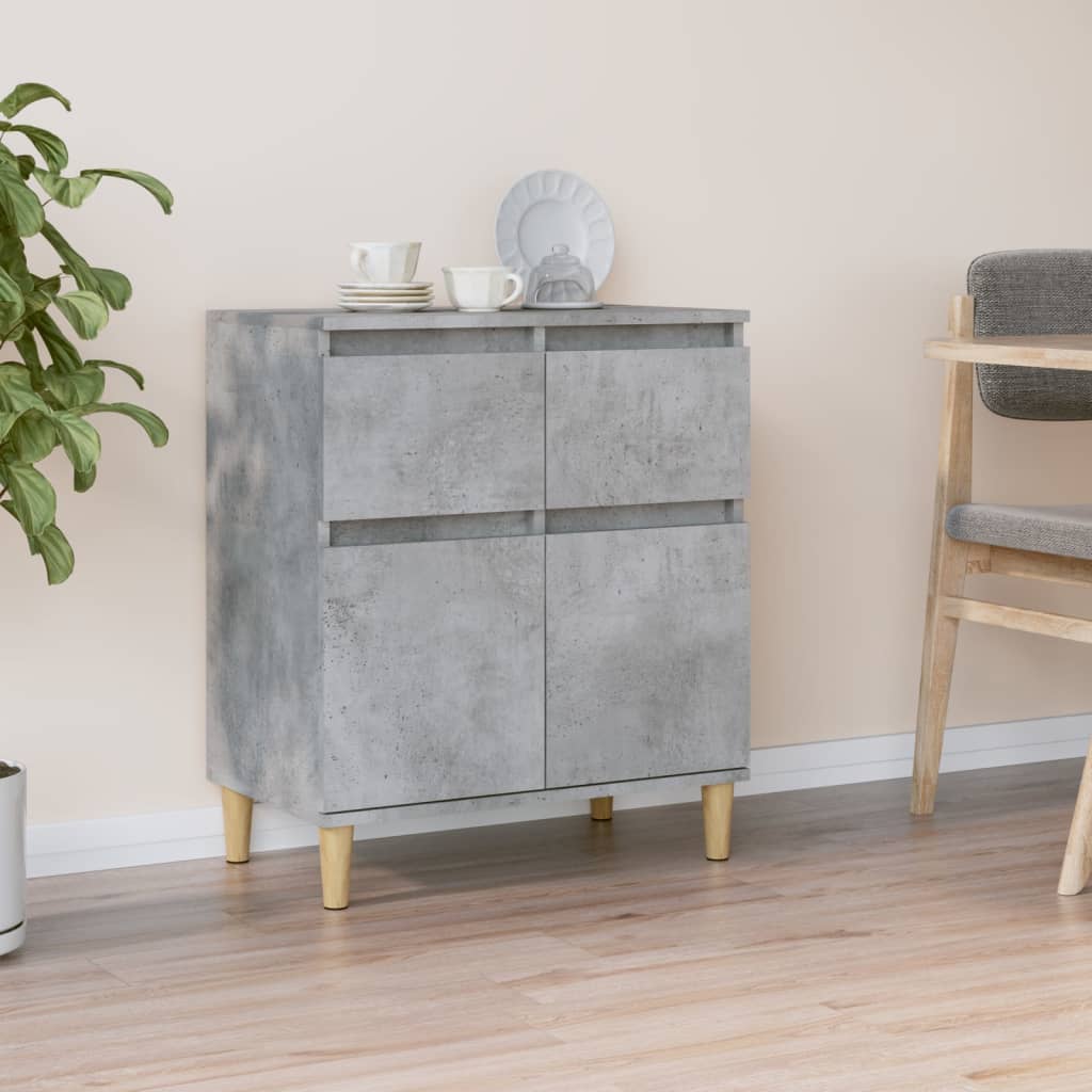 Concrete gray buffet 60x35x70 cm Engineering wood