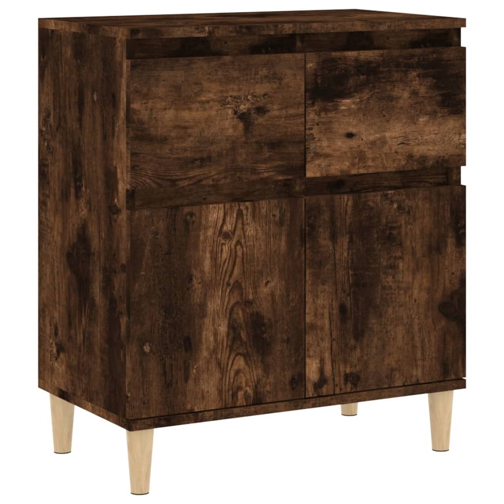 Credenza Rovere Affumicato 60x35x70 cm Multistrato