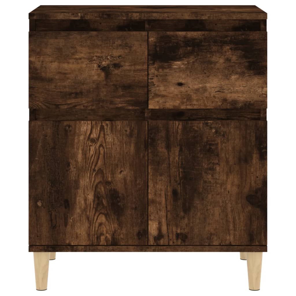 Buffet Chêne fumé 60x35x70 cm Bois d'ingénierie