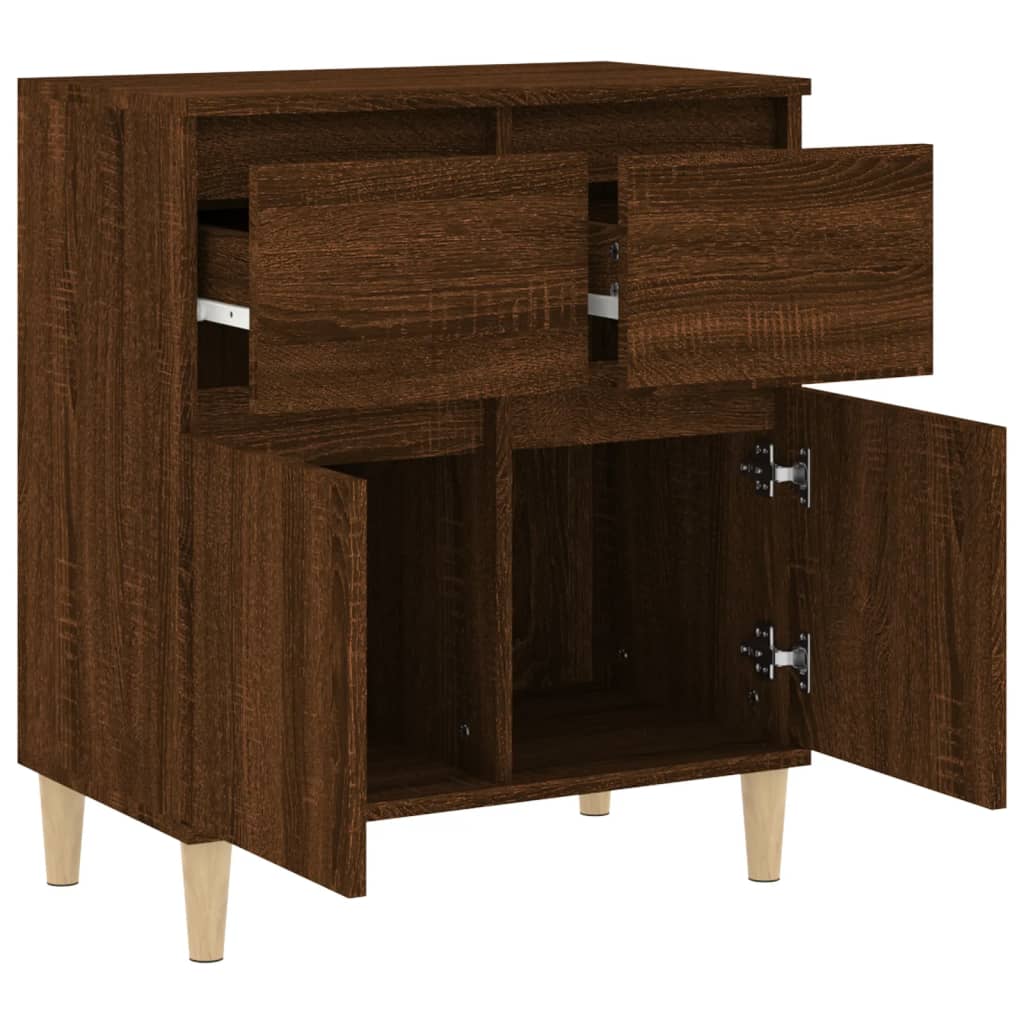 Buffet Chêne marron 60x35x70 cm Bois d'ingénierie