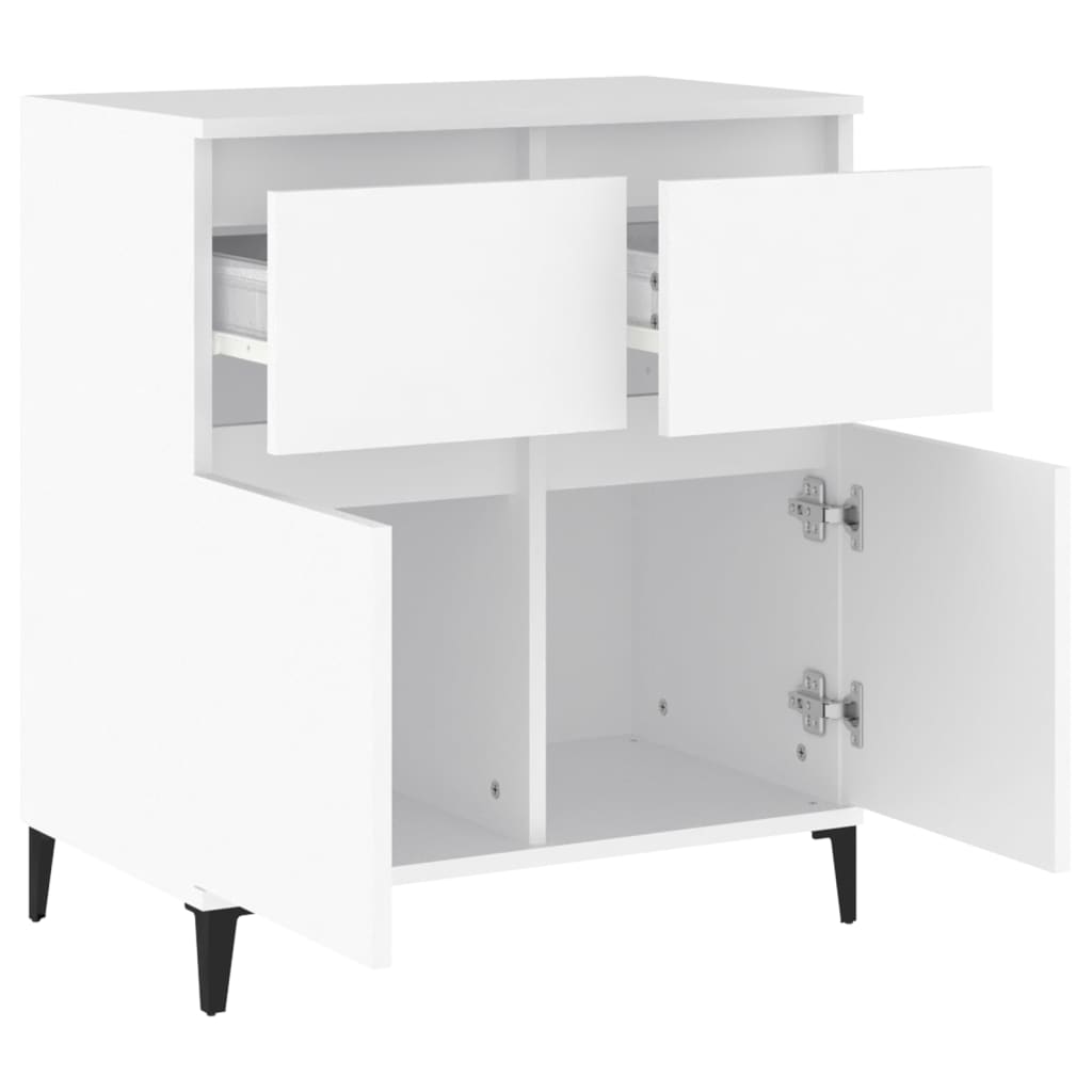 White buffet 60x35x70 cm Engineering wood