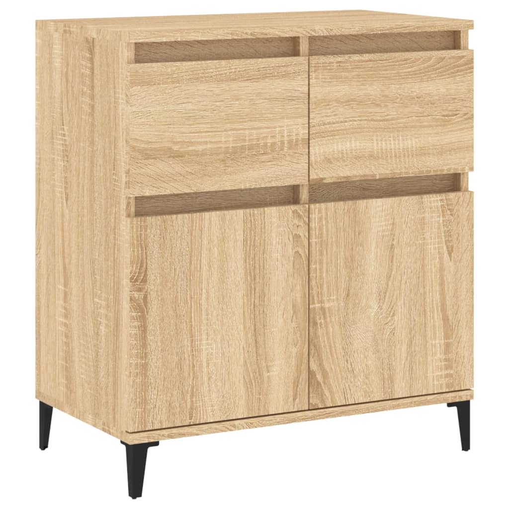 Credenza rovere Sonoma 60x35x70 cm MDF