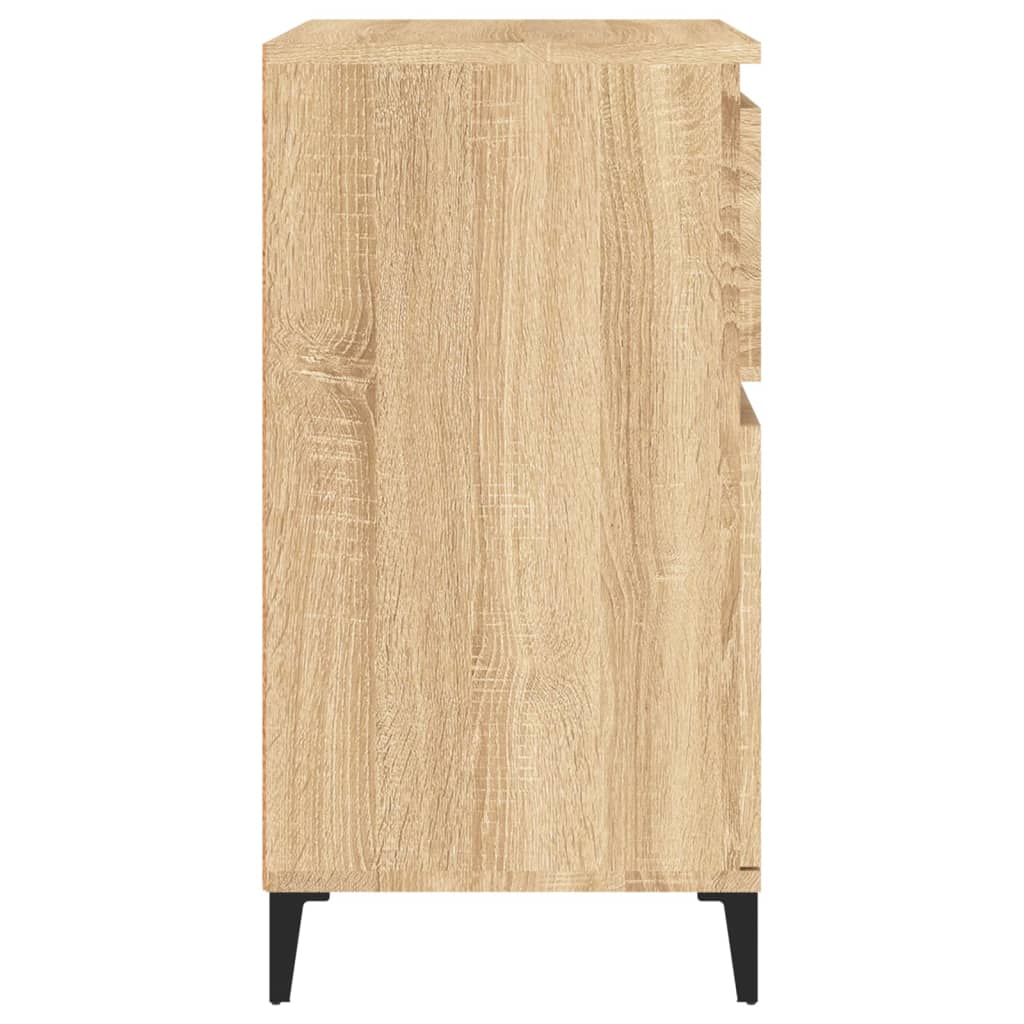 Credenza rovere Sonoma 60x35x70 cm MDF