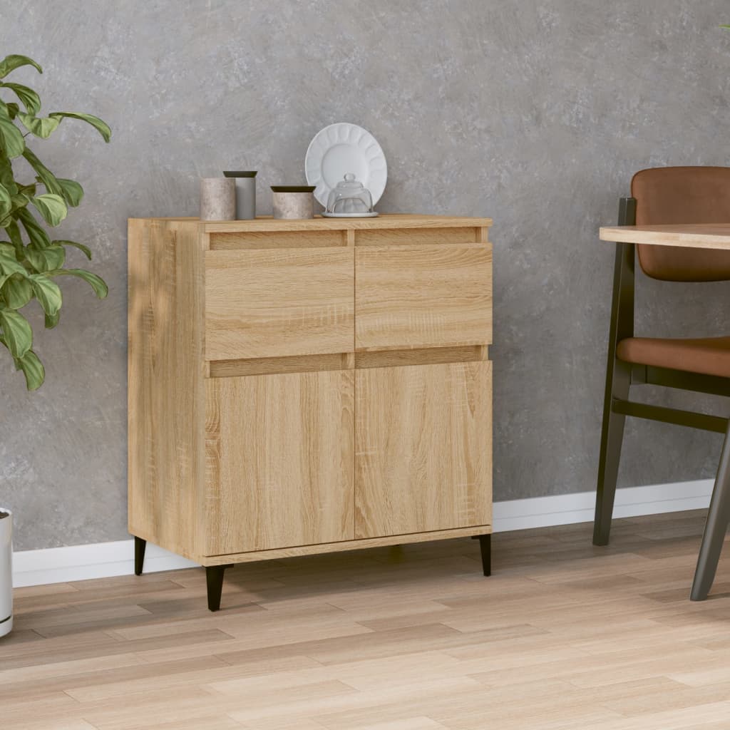 Credenza rovere Sonoma 60x35x70 cm MDF