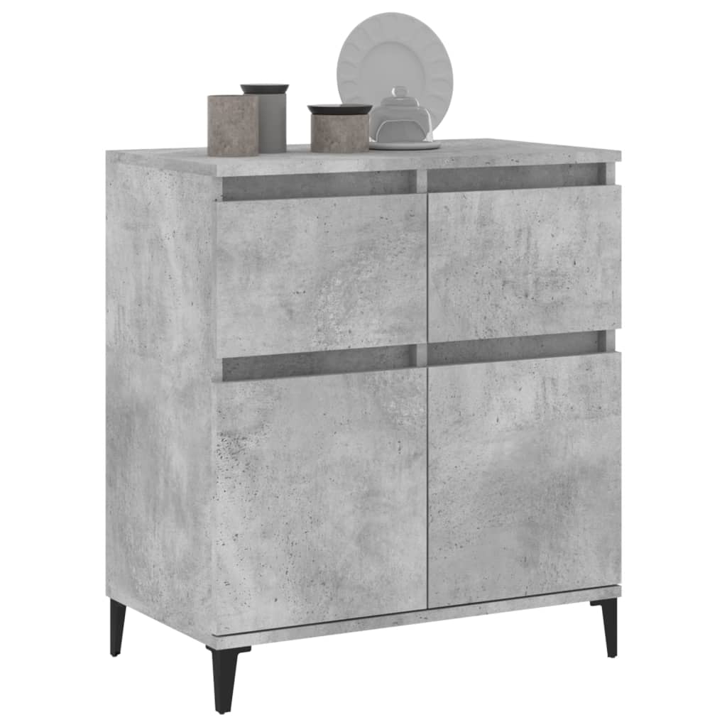 Credenza Grigio cemento 60x35x70 cm MDF