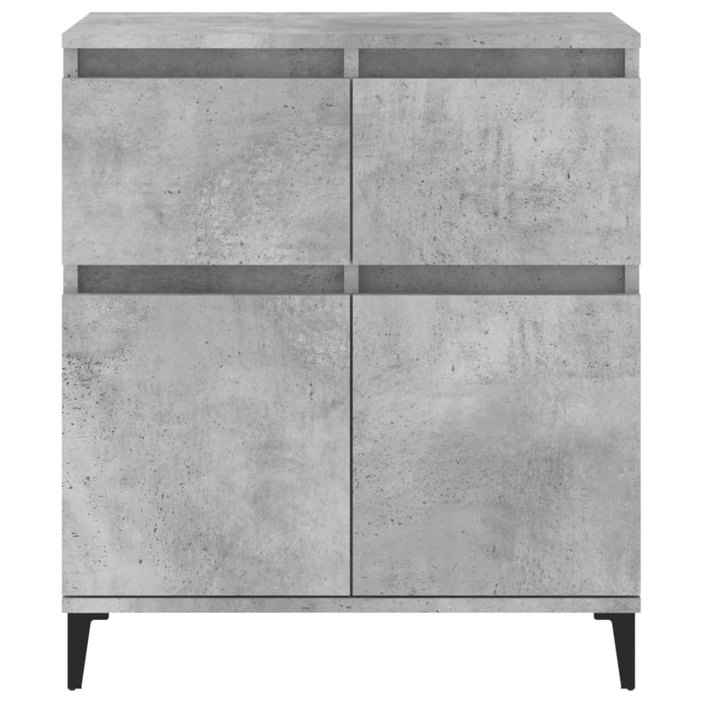 Buffet Gris béton 60x35x70 cm Bois d'ingénierie