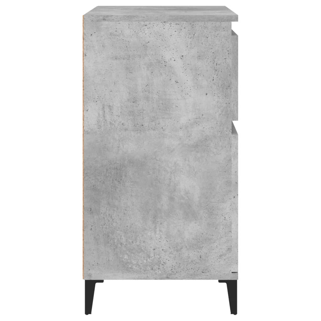 Credenza Grigio cemento 60x35x70 cm MDF