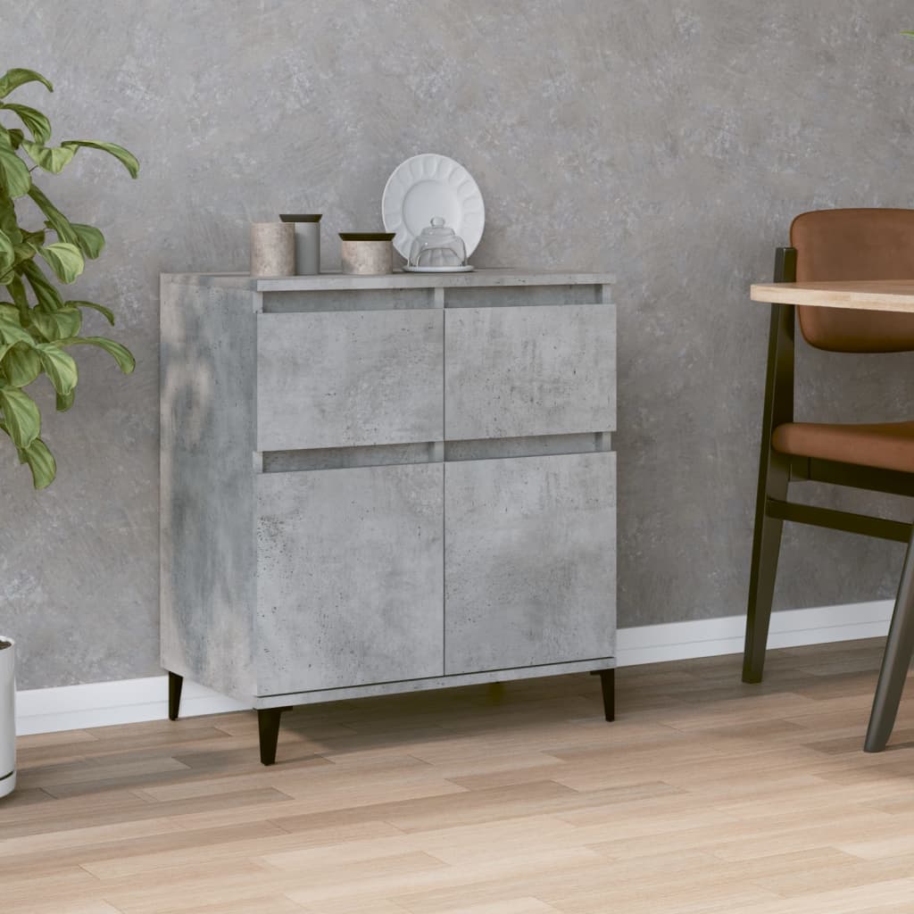 Credenza Grigio cemento 60x35x70 cm MDF