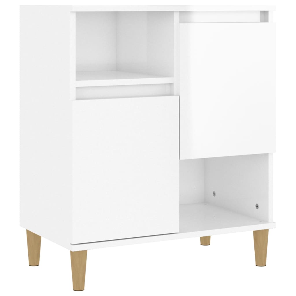 Brilliant white buffet 60x35x70 cm Engineering wood