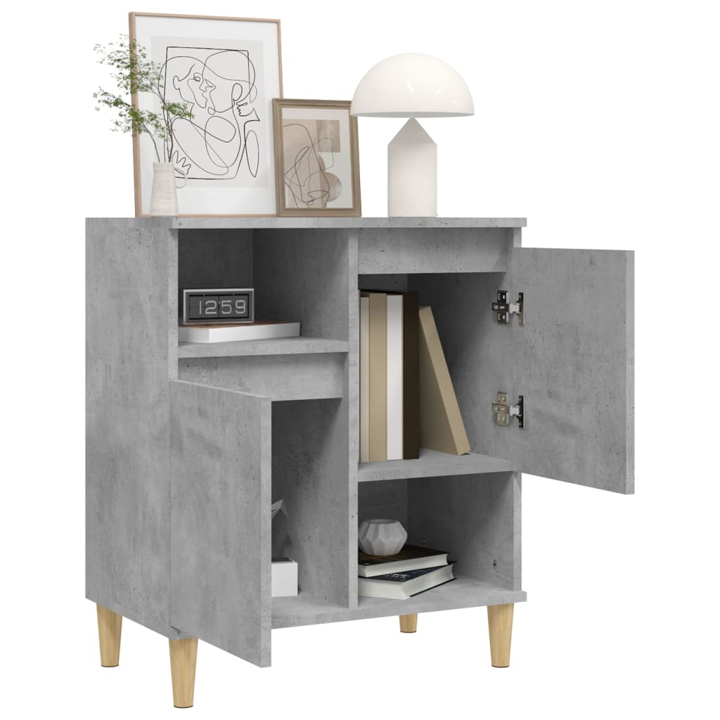 Credenza Grigio cemento 60x35x70 cm MDF