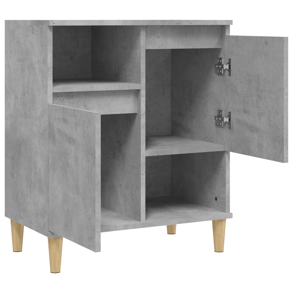 Credenza Grigio cemento 60x35x70 cm MDF