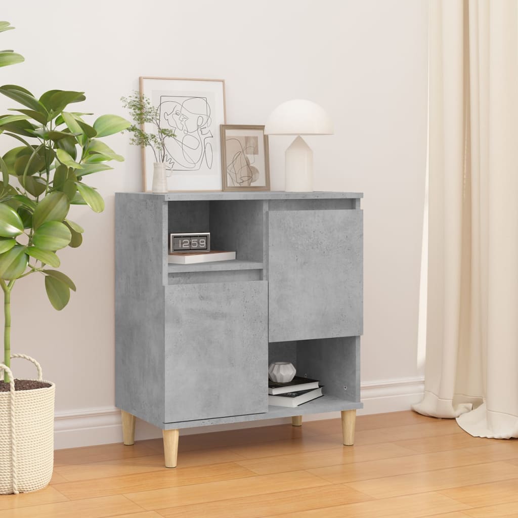 Credenza Grigio cemento 60x35x70 cm MDF