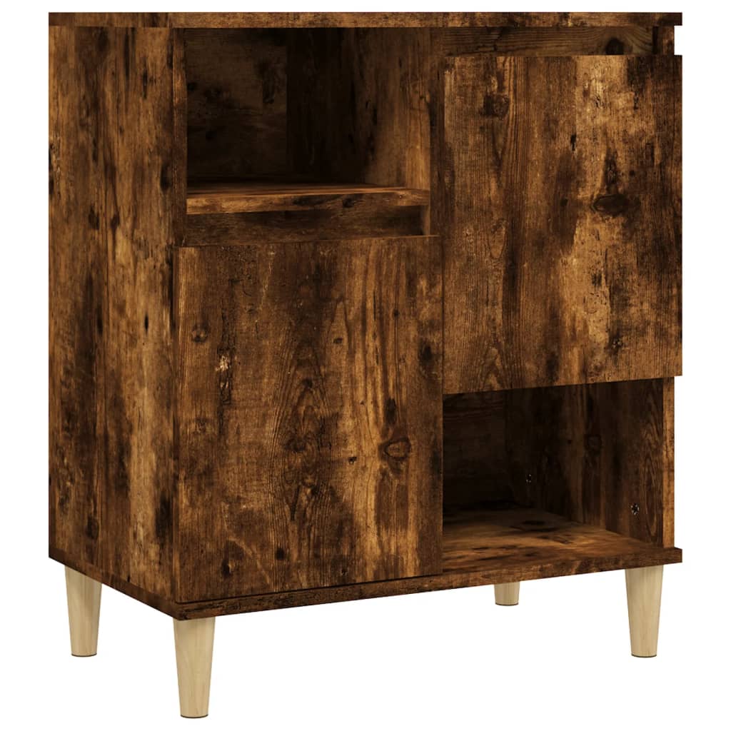 Buffet Chêne fumé 60x35x70 cm Bois d'ingénierie