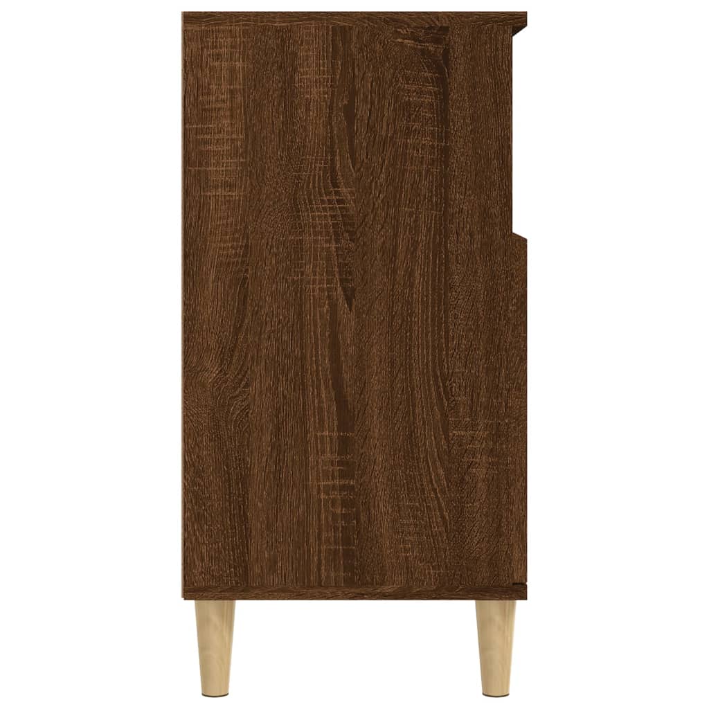 Buffet Chêne marron 60x35x70 cm Bois d'ingénierie