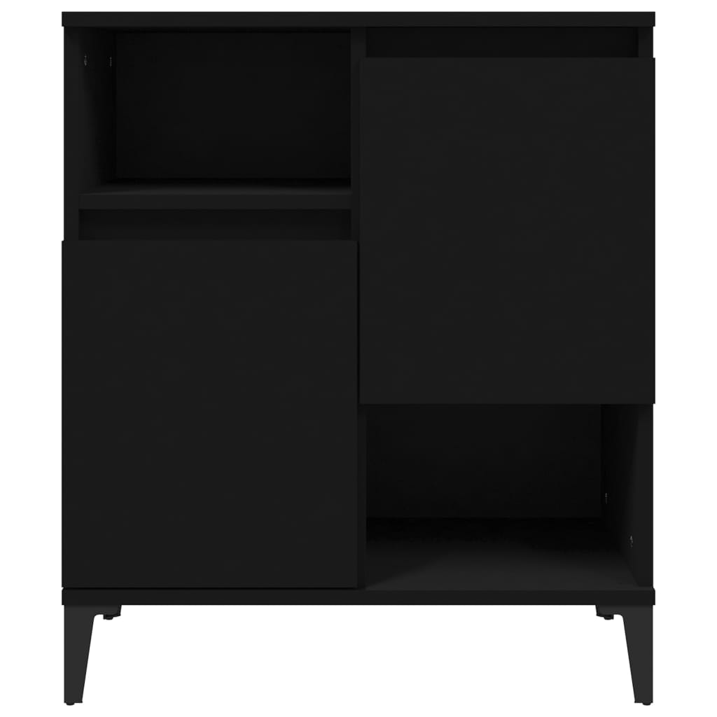 Black buffet 60x35x70 cm engineering wood