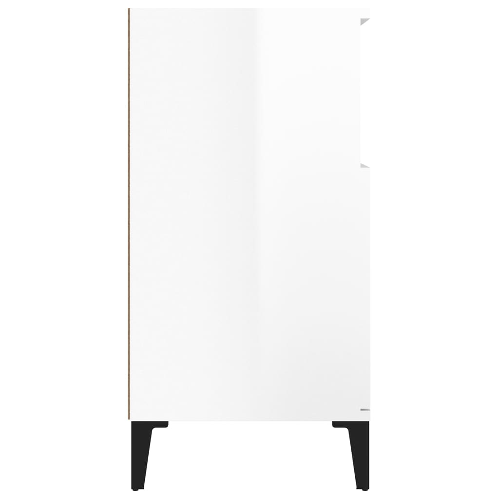 Brilliant white buffet 60x35x70 cm Engineering wood