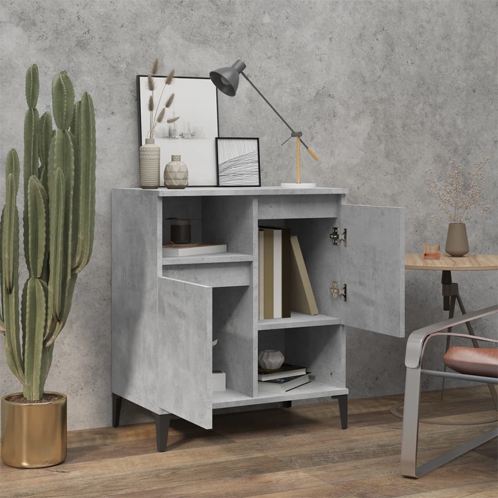 Concrete gray buffet 60x35x70 cm Engineering wood