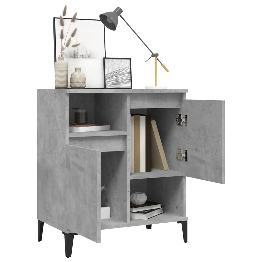 Concrete gray buffet 60x35x70 cm Engineering wood