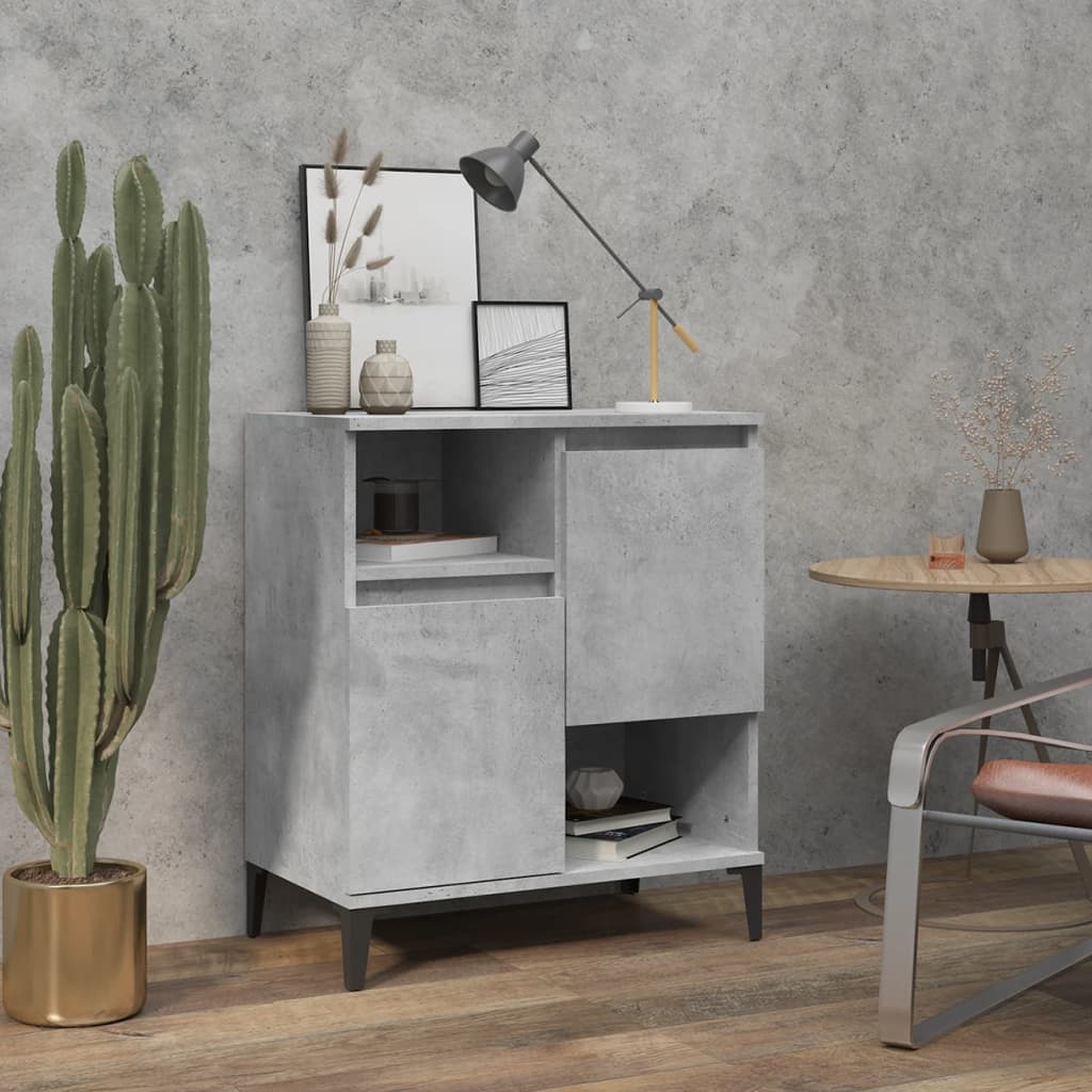 Concrete gray buffet 60x35x70 cm Engineering wood