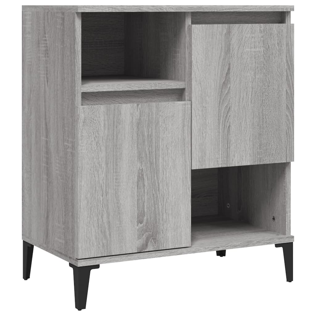 Sonoma Grey Buffet 60x35x70 cm ingegneristica legna