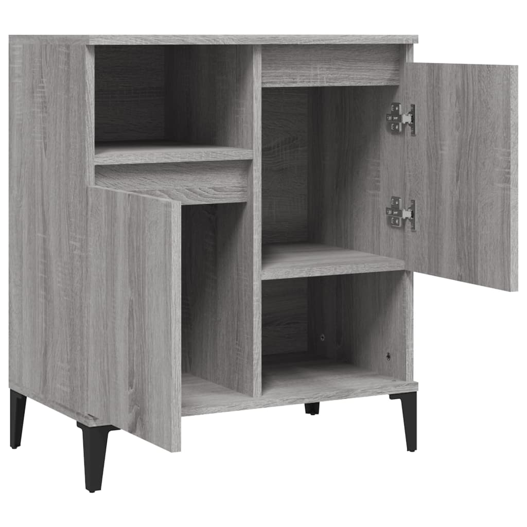 Sonoma Grey Buffet 60x35x70 cm ingegneristica legna