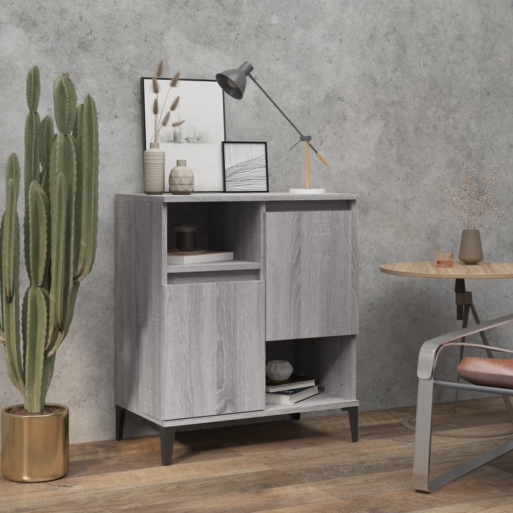 Sonoma Grey Buffet 60x35x70 cm Engineering Holz