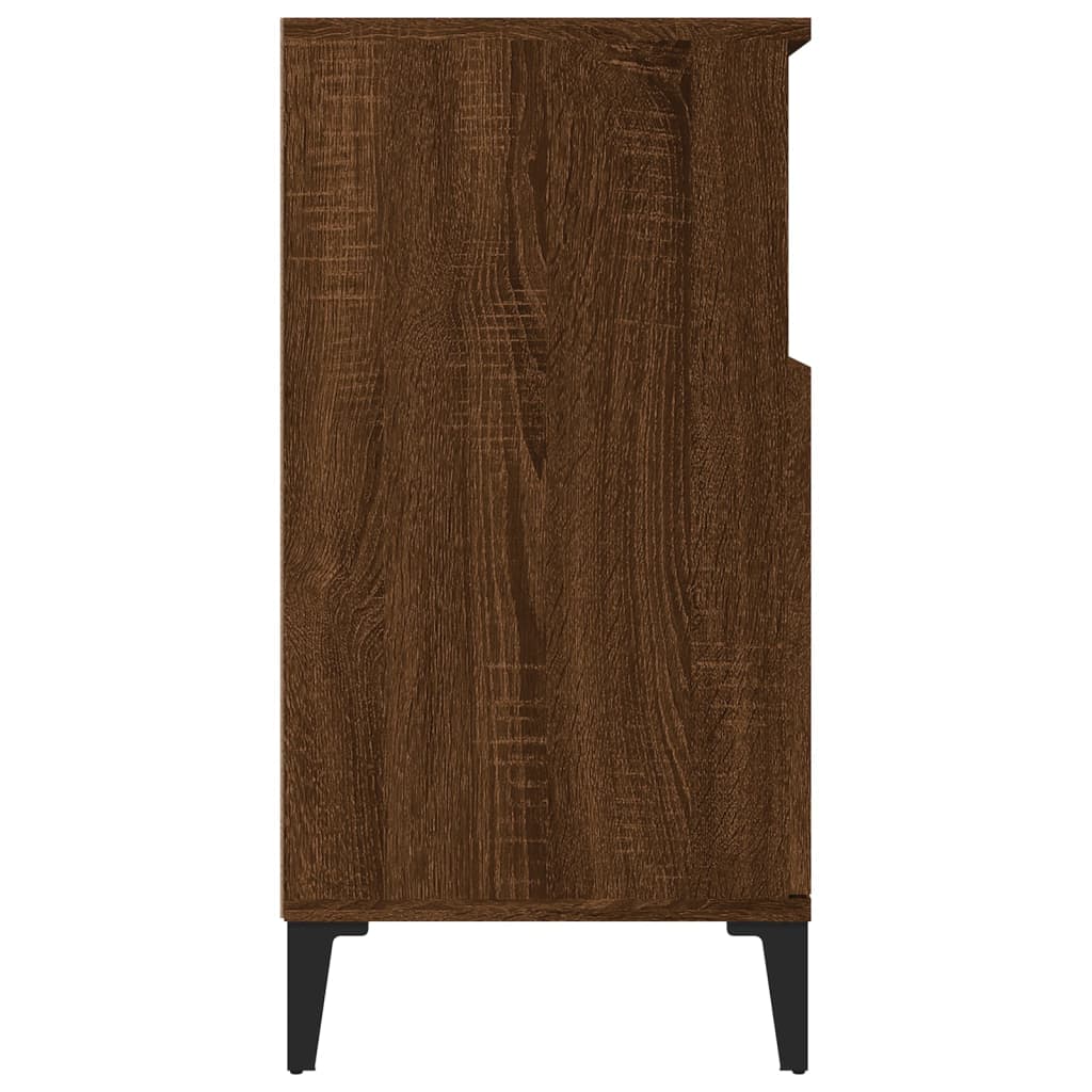 Brown oak buffet 60x35x70 cm engineering wood