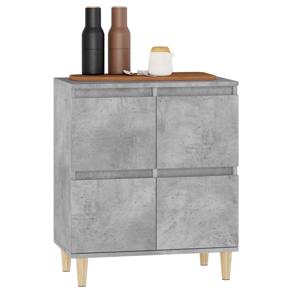 Concrete gray buffet 60x35x70 cm Engineering wood