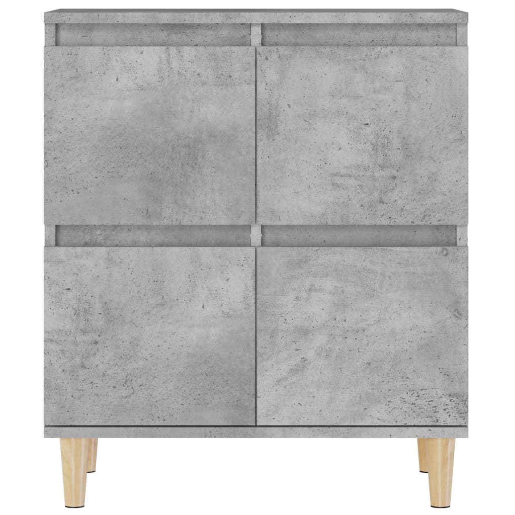 Concrete gray buffet 60x35x70 cm Engineering wood