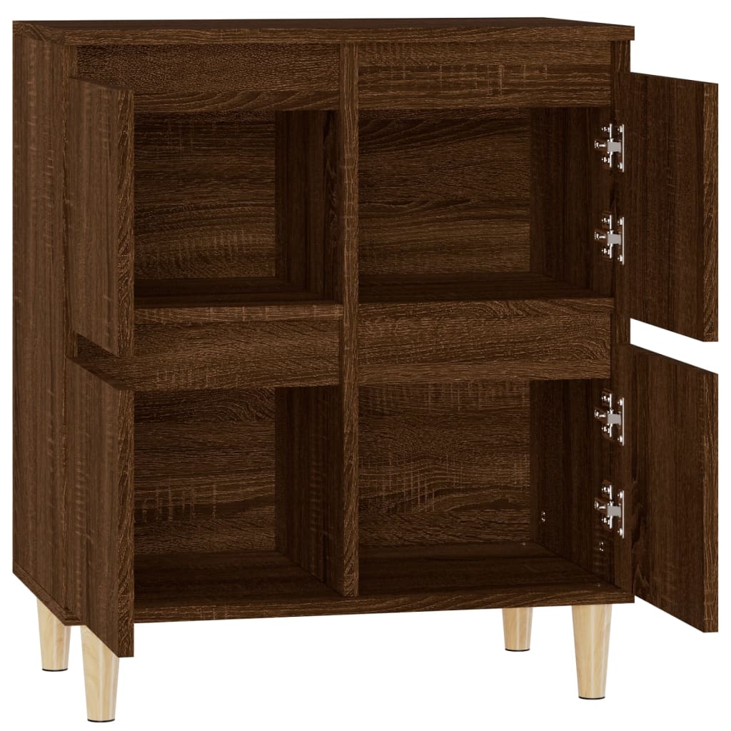 Buffet Chêne marron 60x35x70 cm Bois d'ingénierie