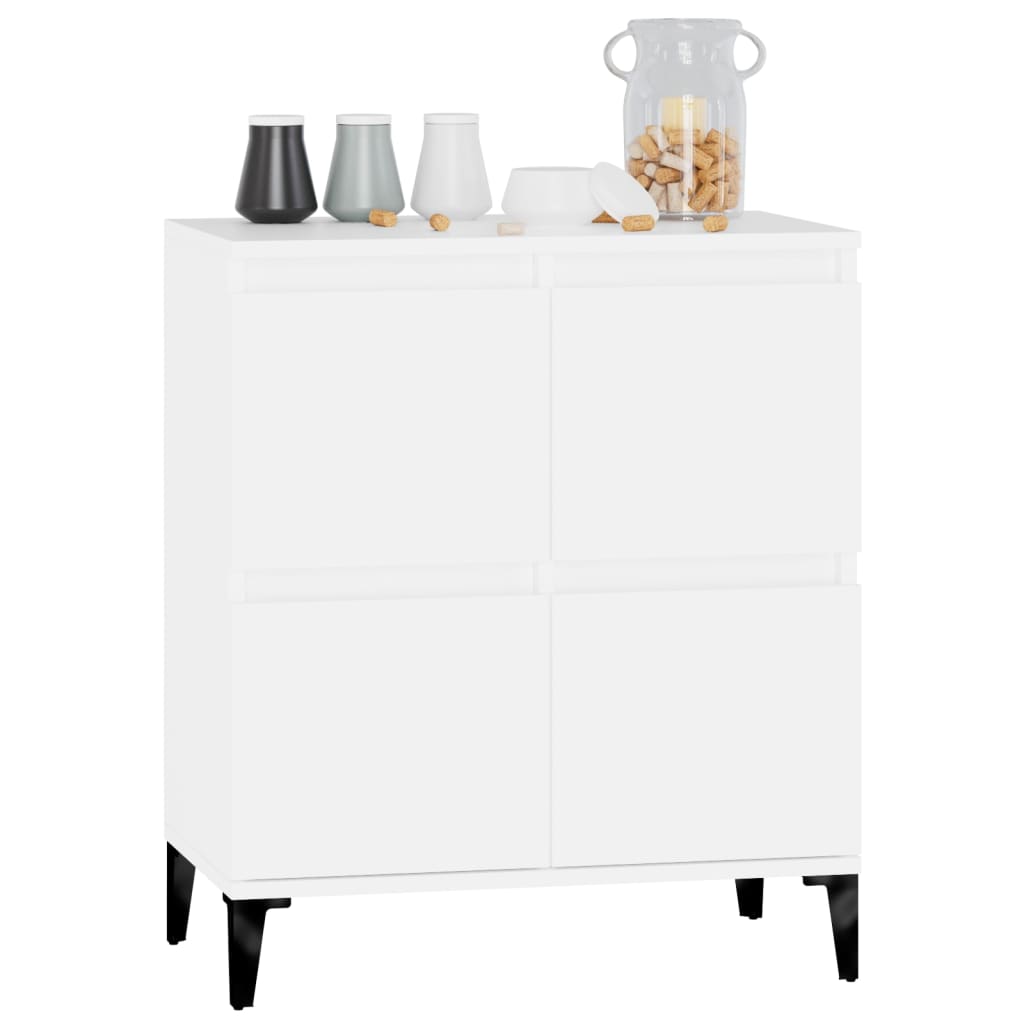 White buffet 60x35x70 cm Engineering wood