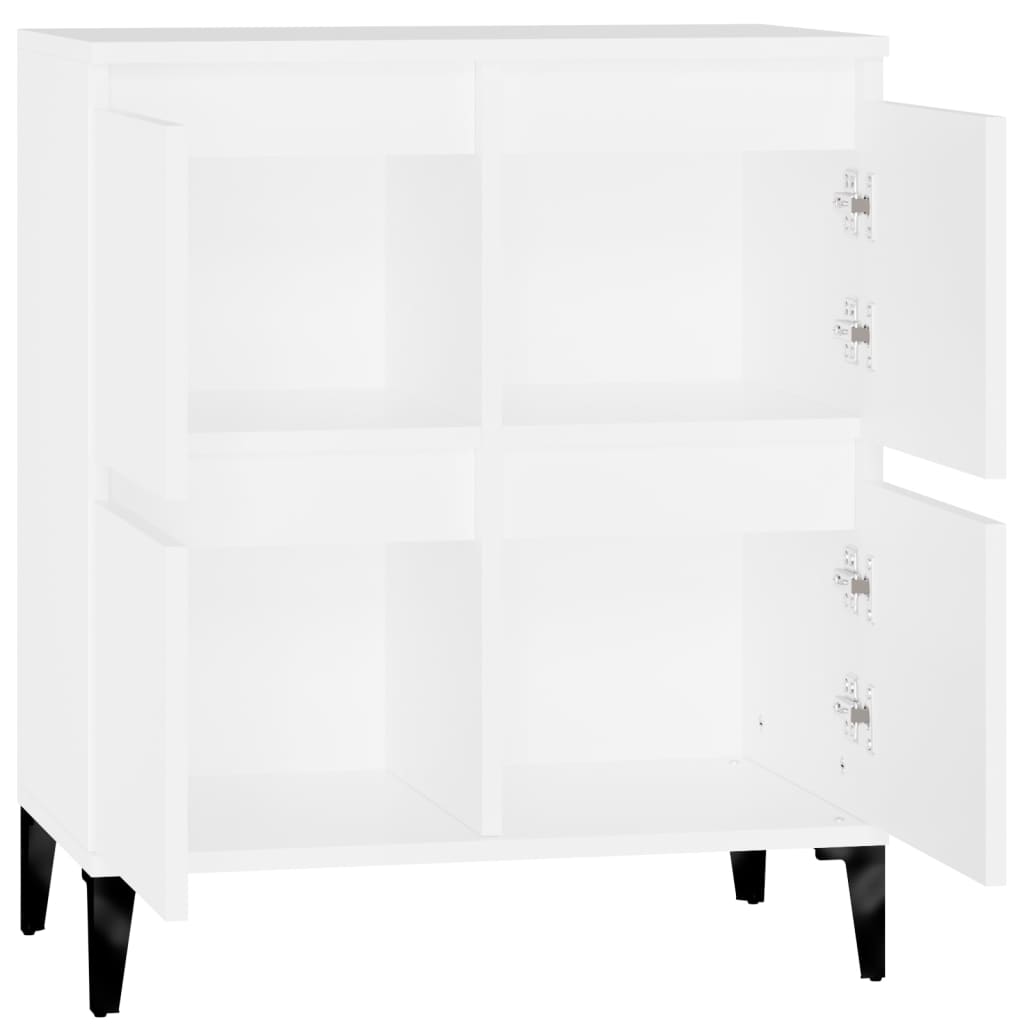 White buffet 60x35x70 cm Engineering wood