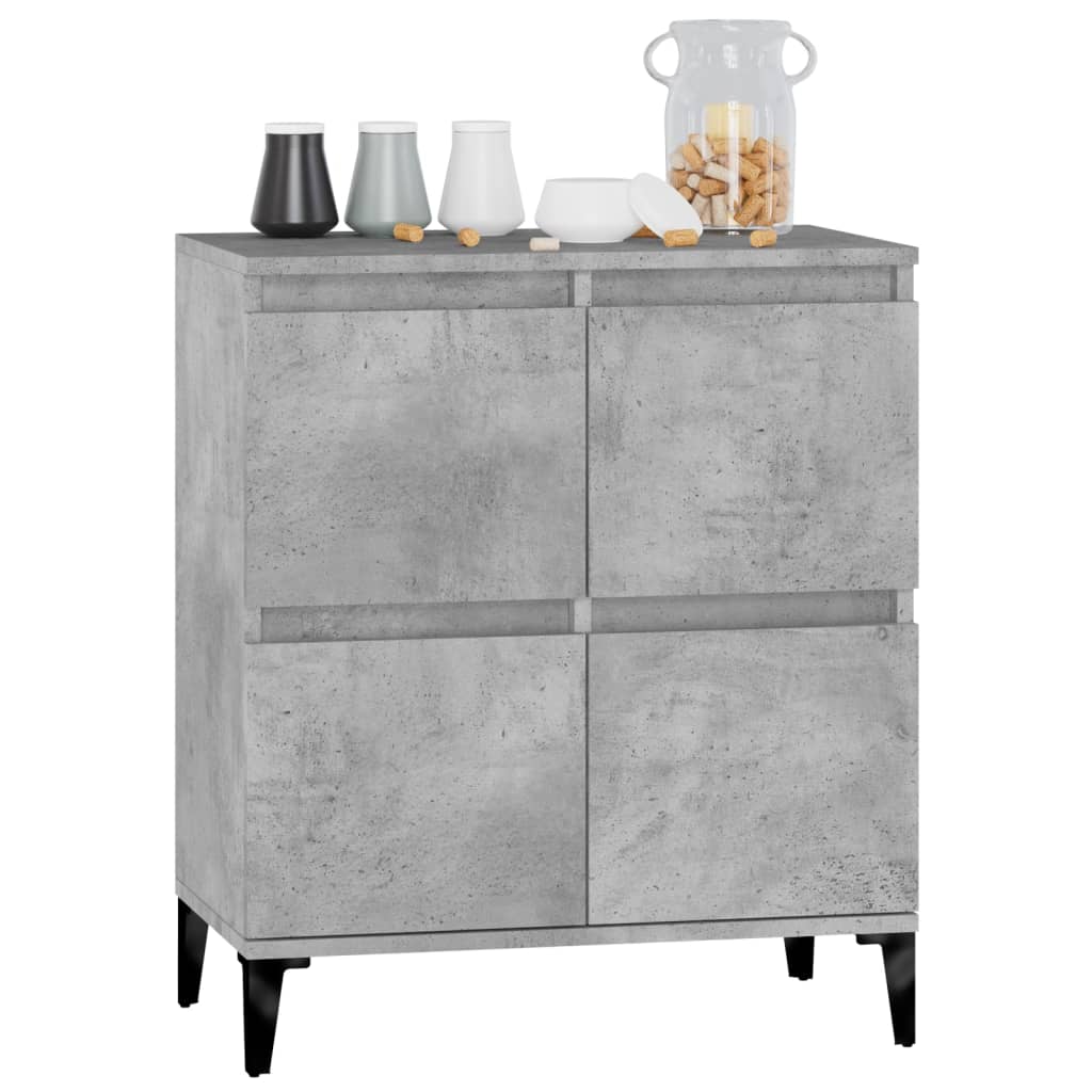 Concrete gray buffet 60x35x70 cm Engineering wood