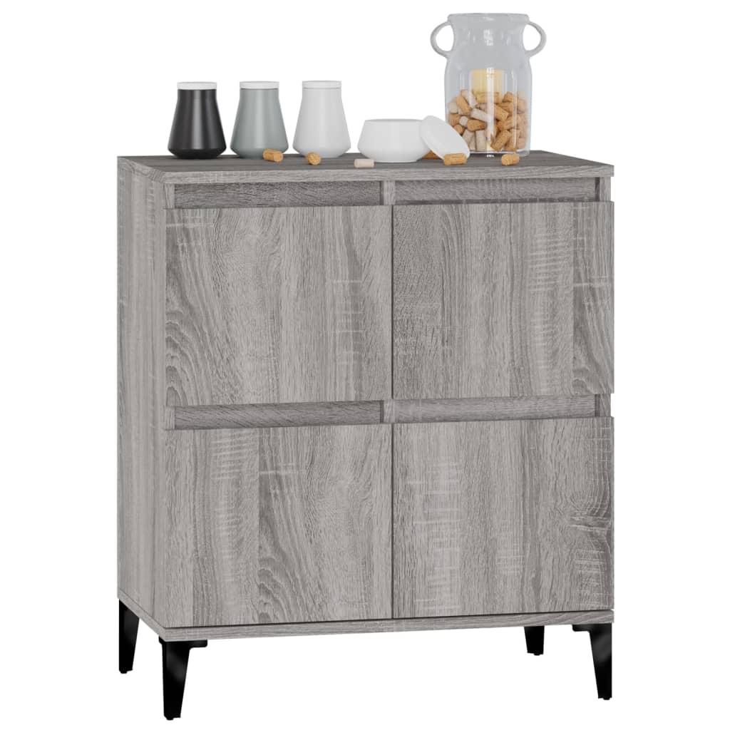 Sonoma Grey Buffet 60x35x70 cm ingegneristica legna