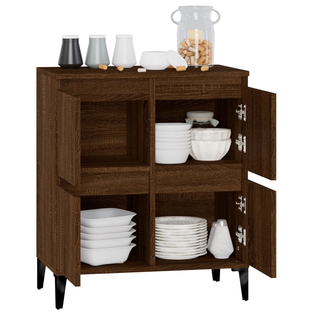 Brown oak buffet 60x35x70 cm engineering wood