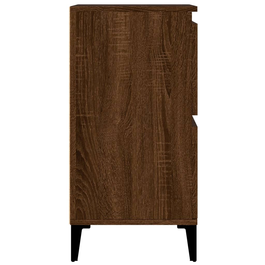 Buffet Chêne marron 60x35x70 cm Bois d'ingénierie