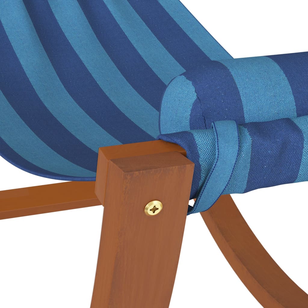 Children's rocking hammock blue scratch fabric