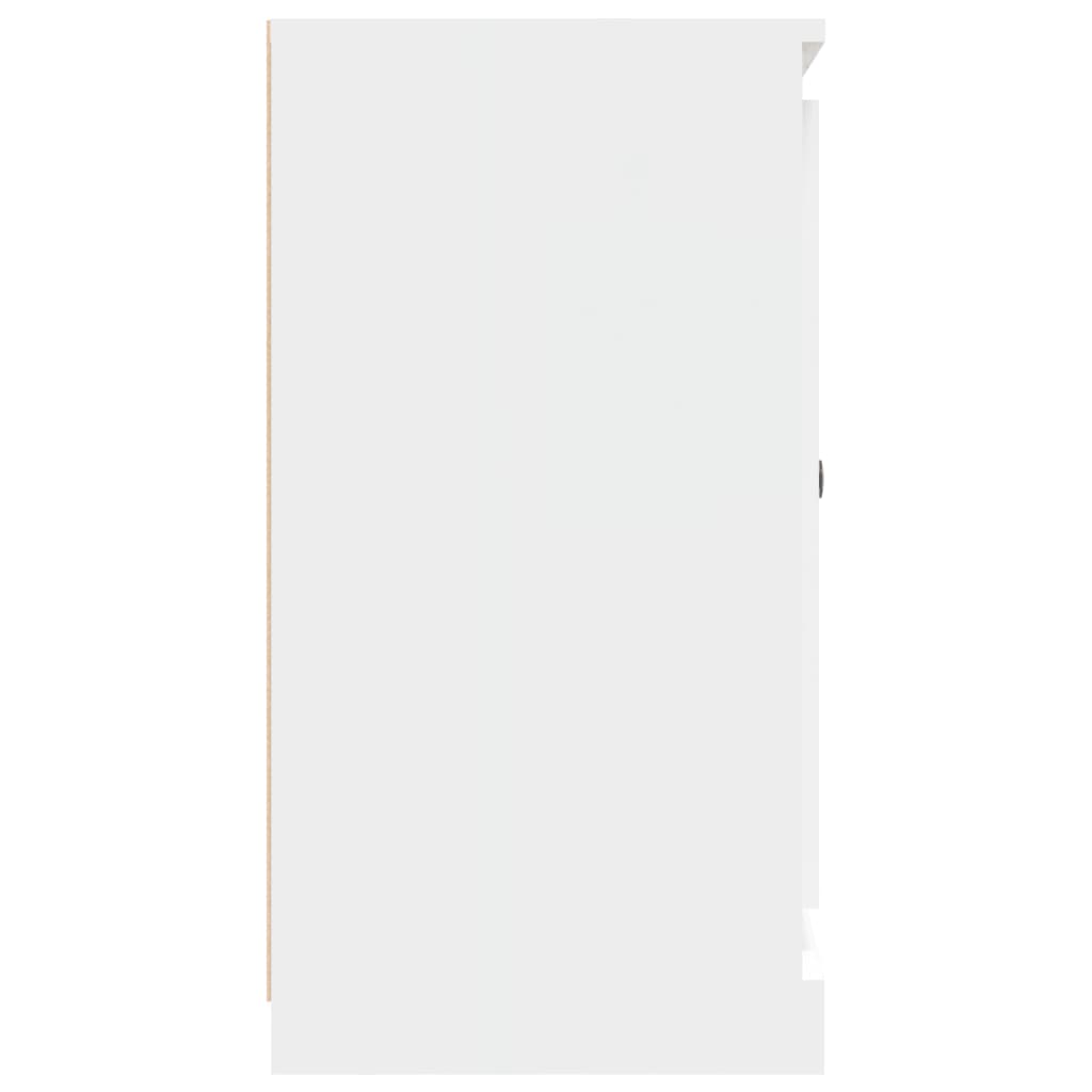 Credenza bianca 70x35,5x67,5 cm in derivati ​​del legno