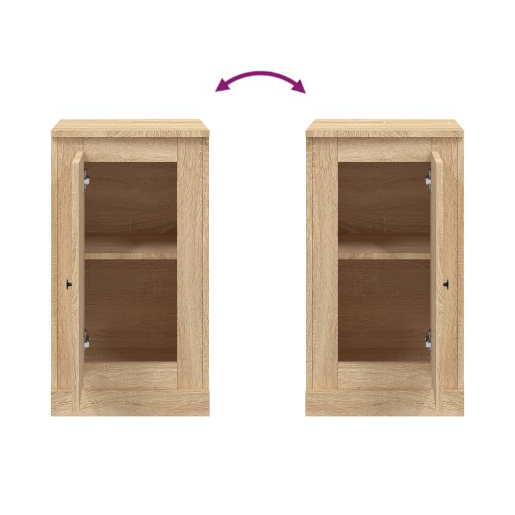 Buffet chêne sonoma 37,5x35,5x67,5 cm bois d'ingénierie