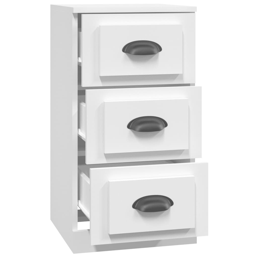 White buffet 36x35.5x67.5 cm engineering wood