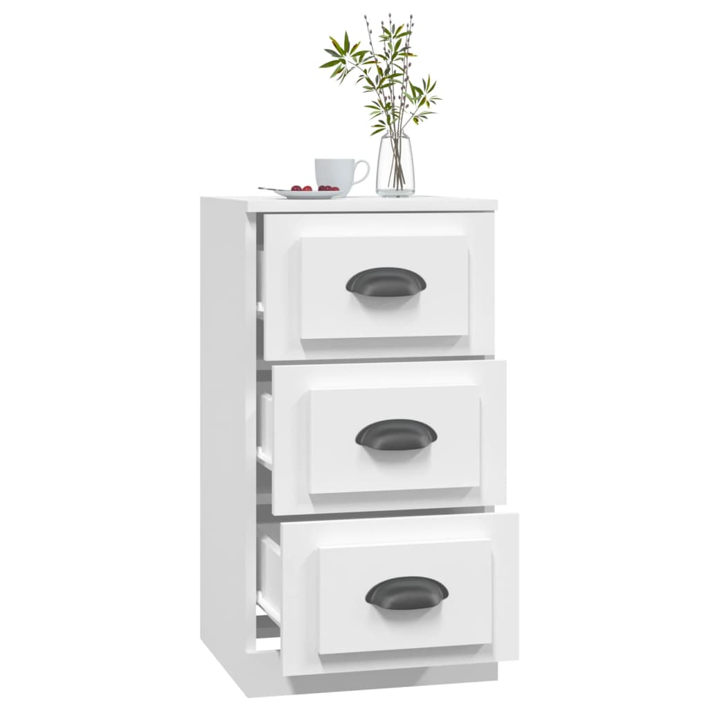 White buffet 36x35.5x67.5 cm engineering wood