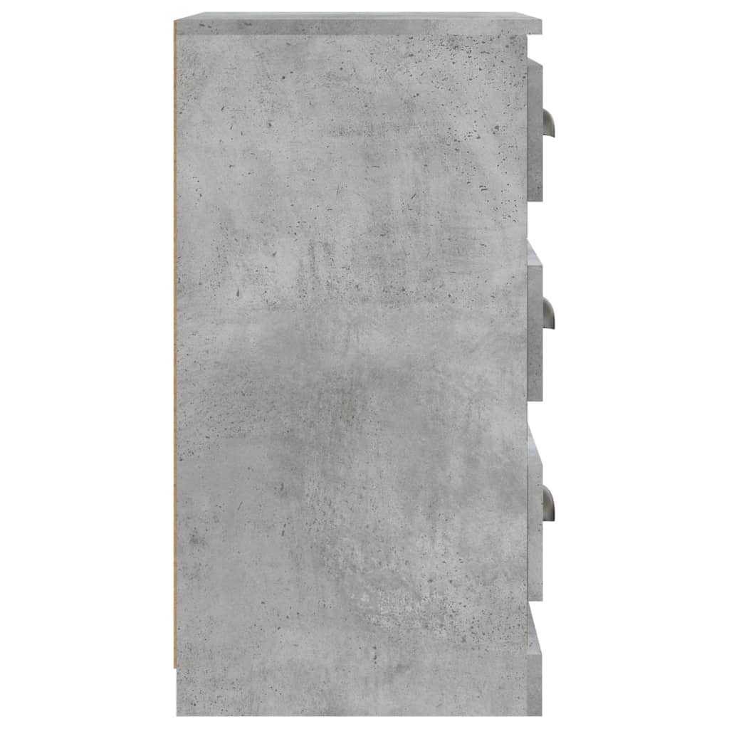 Credenza grigio cemento 36x35,5x67,5 cm in multistrato