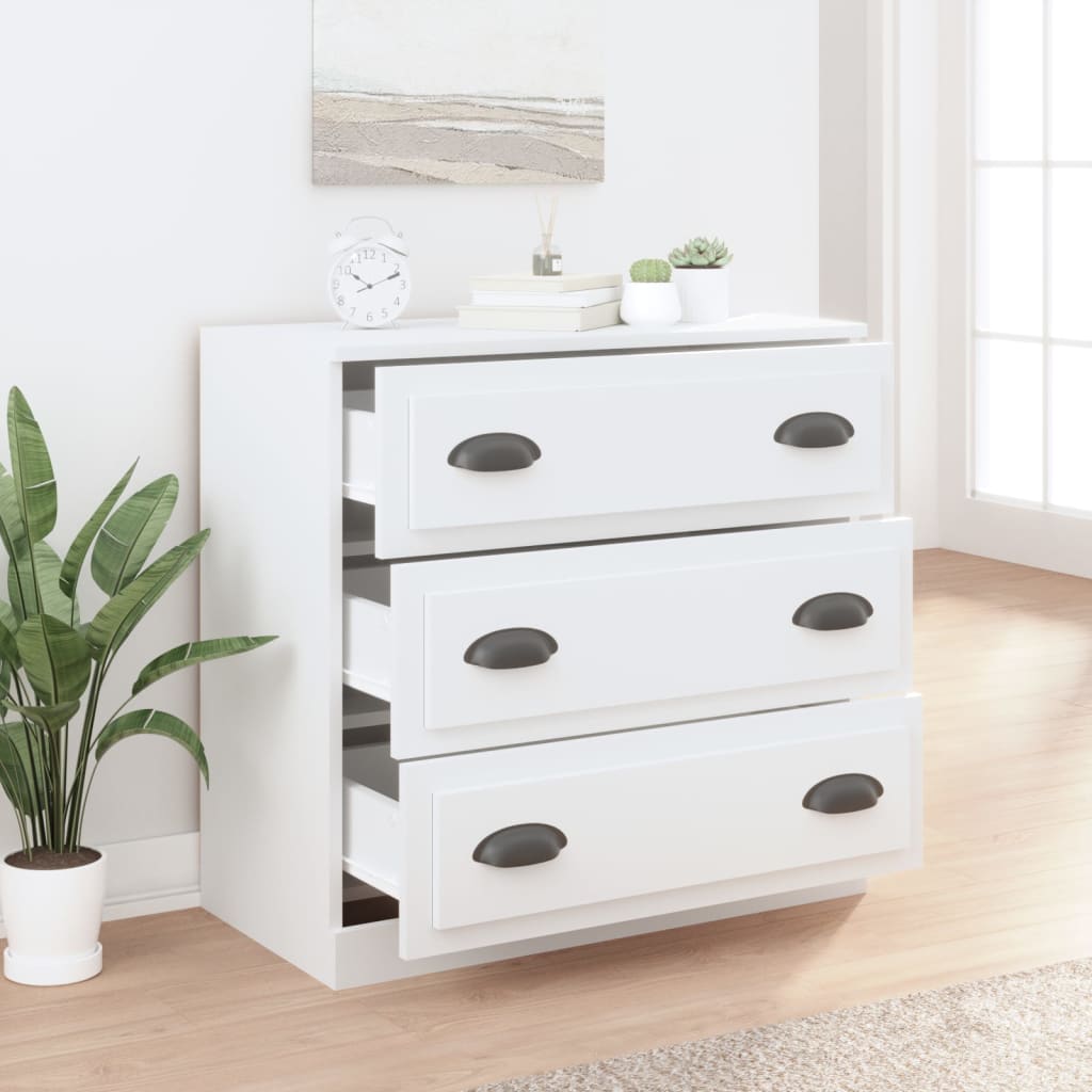 White buffet 70x35.5x67.5 cm engineering wood