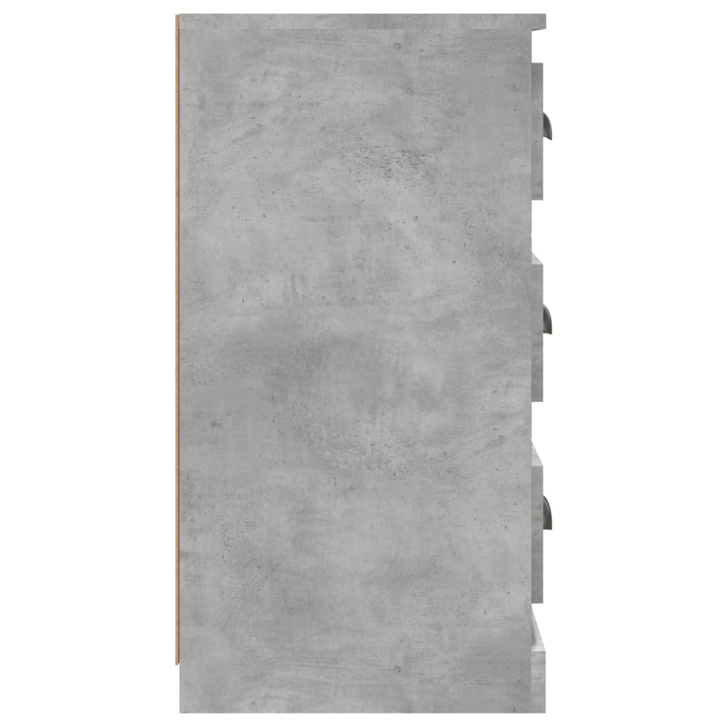 Credenza grigio cemento 70x35,5x67,5 cm in multistrato
