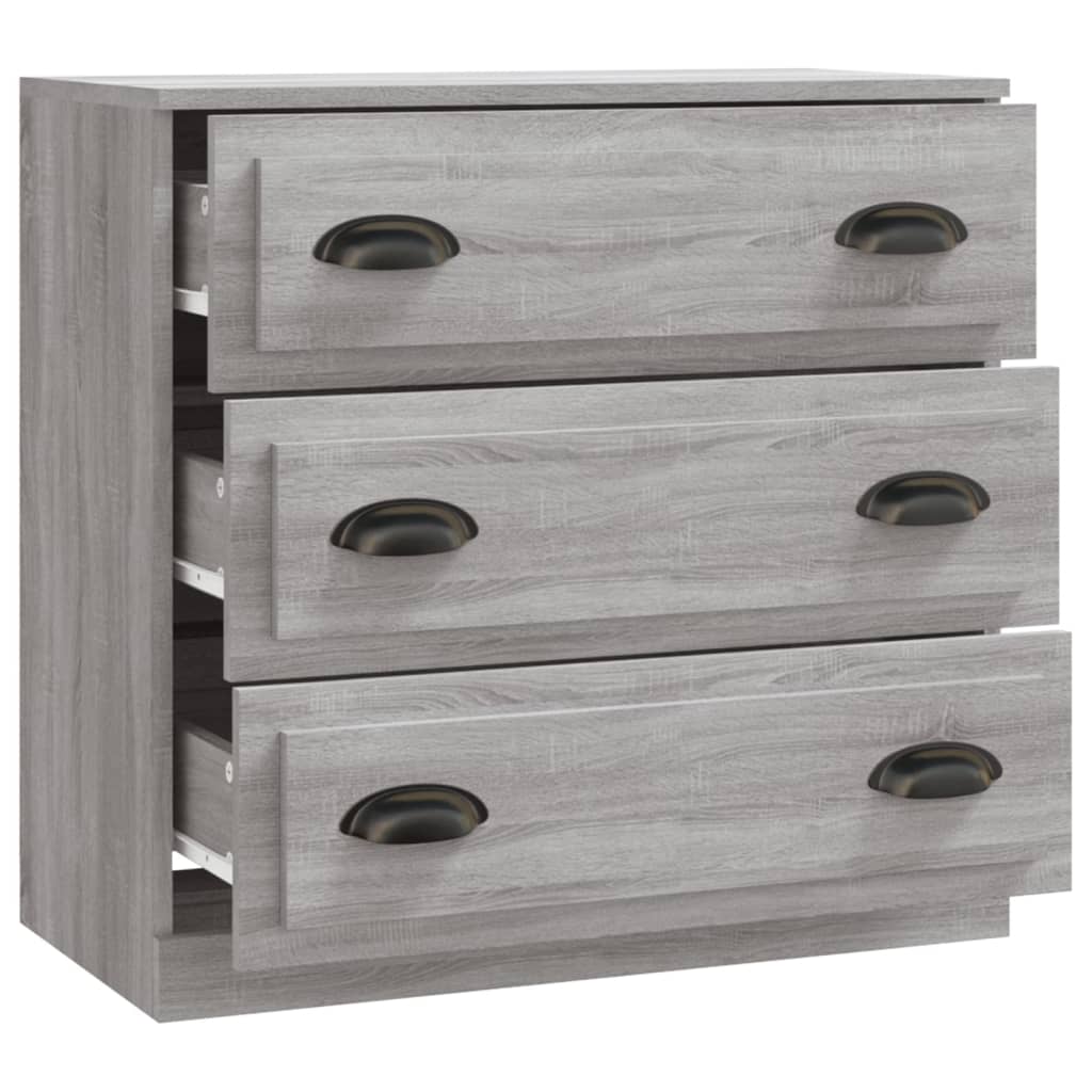 Sonoma gray buffet 70x35.5x67.5 cm engineering wood